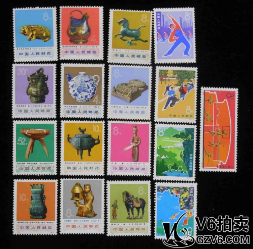 Lot176-102 N體育、N出土文物 各1套 有微黃